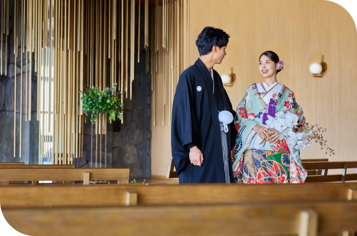 実際に結婚式をおこなう本物の洗練空間