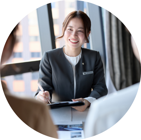 ベテランスタッフが必ず担当